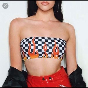 Checkered flames